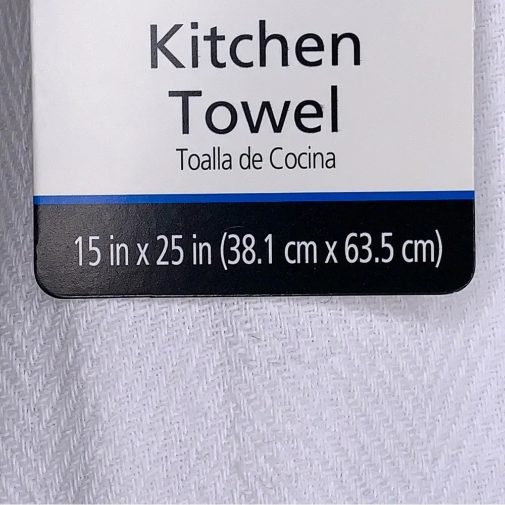 NEW Summer Vibes Kitchen Towel 15 x 25 Cotton Multicolor White Hand Dish Gift